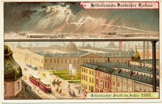 Illustration for article titled Postcards Show the Year 2000 (circa 1900)